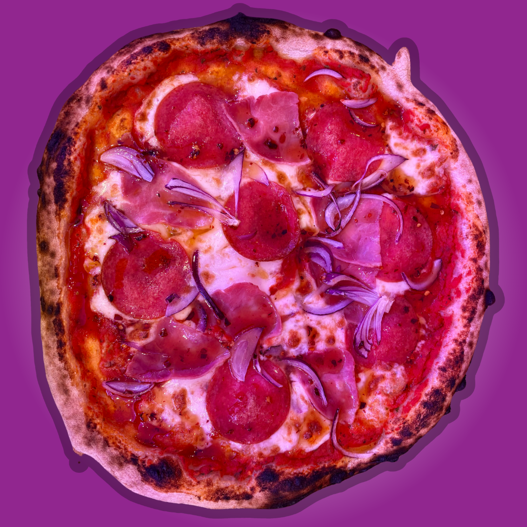 Hot Honey Blaze | Pizza Salami & Schinken