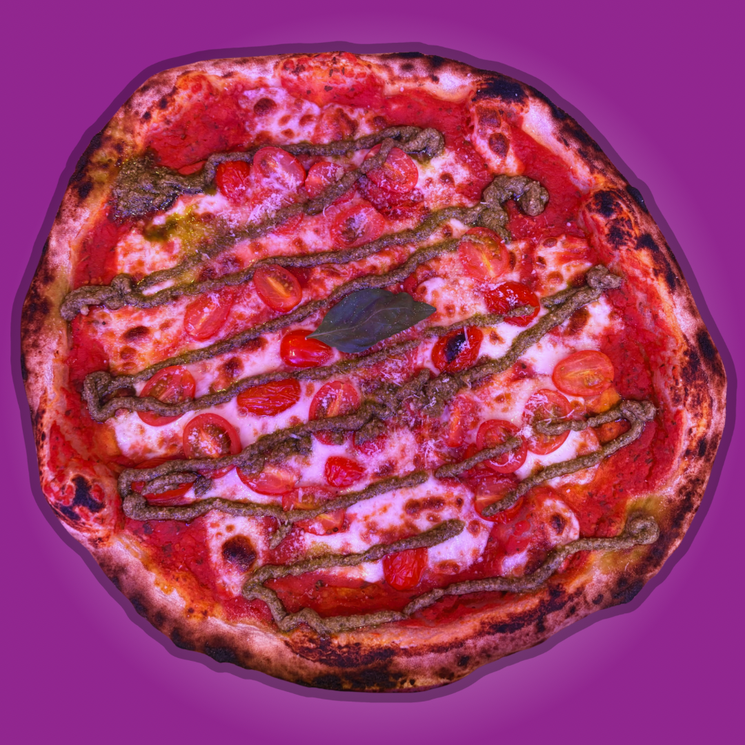 Pesto Passion (vegan möglich) | Pizza Pesto e Pomodoro